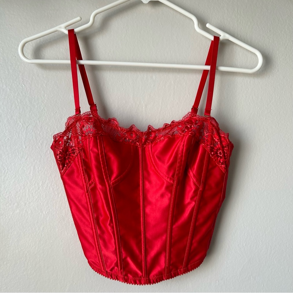 Red Satin Corset